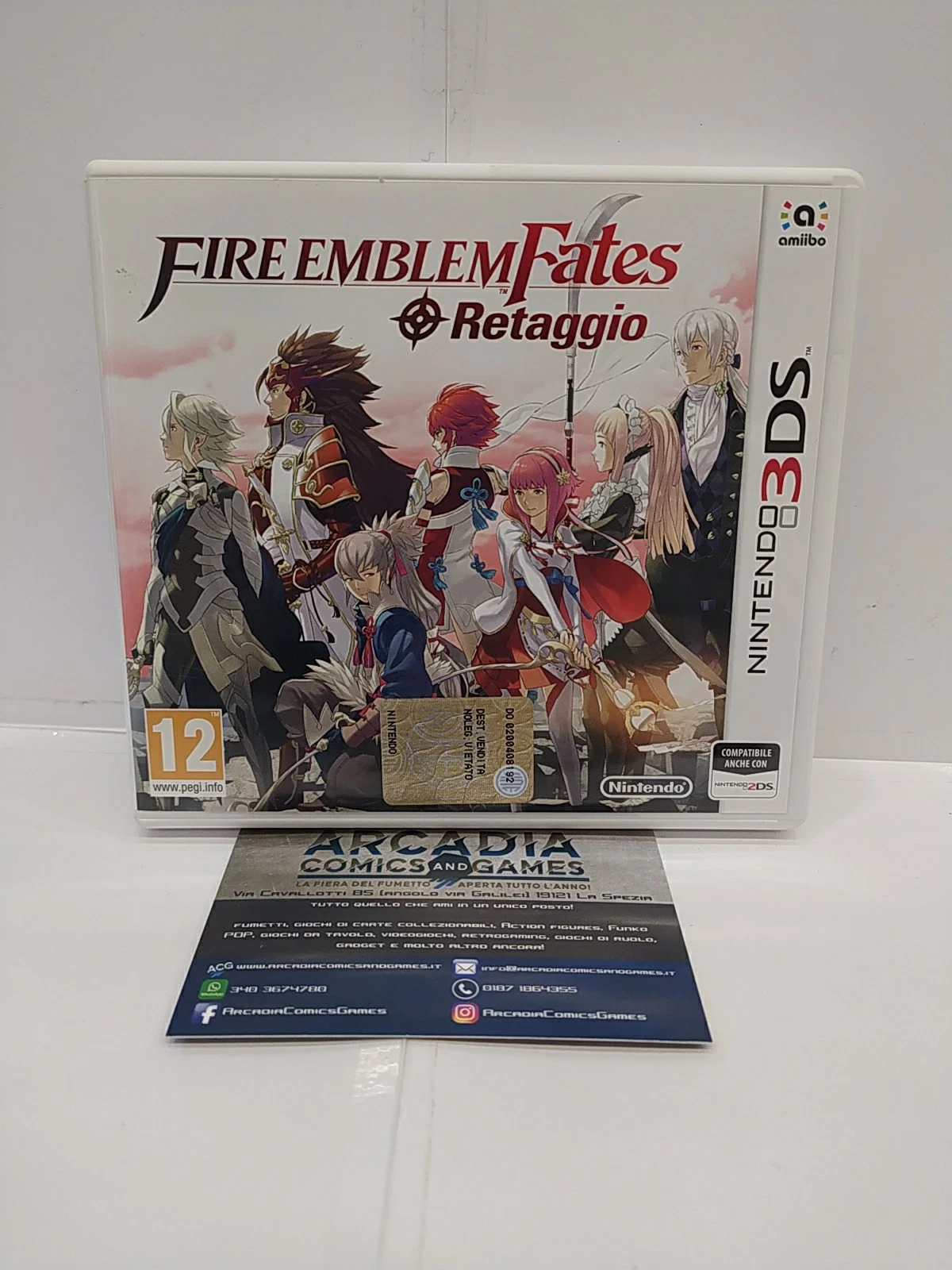Fire Emblem Fates Retaggio 3DS Nintendo Triangolo Blu